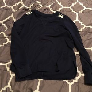 Xhilaration boss mom sweatshirt